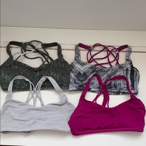 BUNDLE OF LULULEMON SPORT BRAS